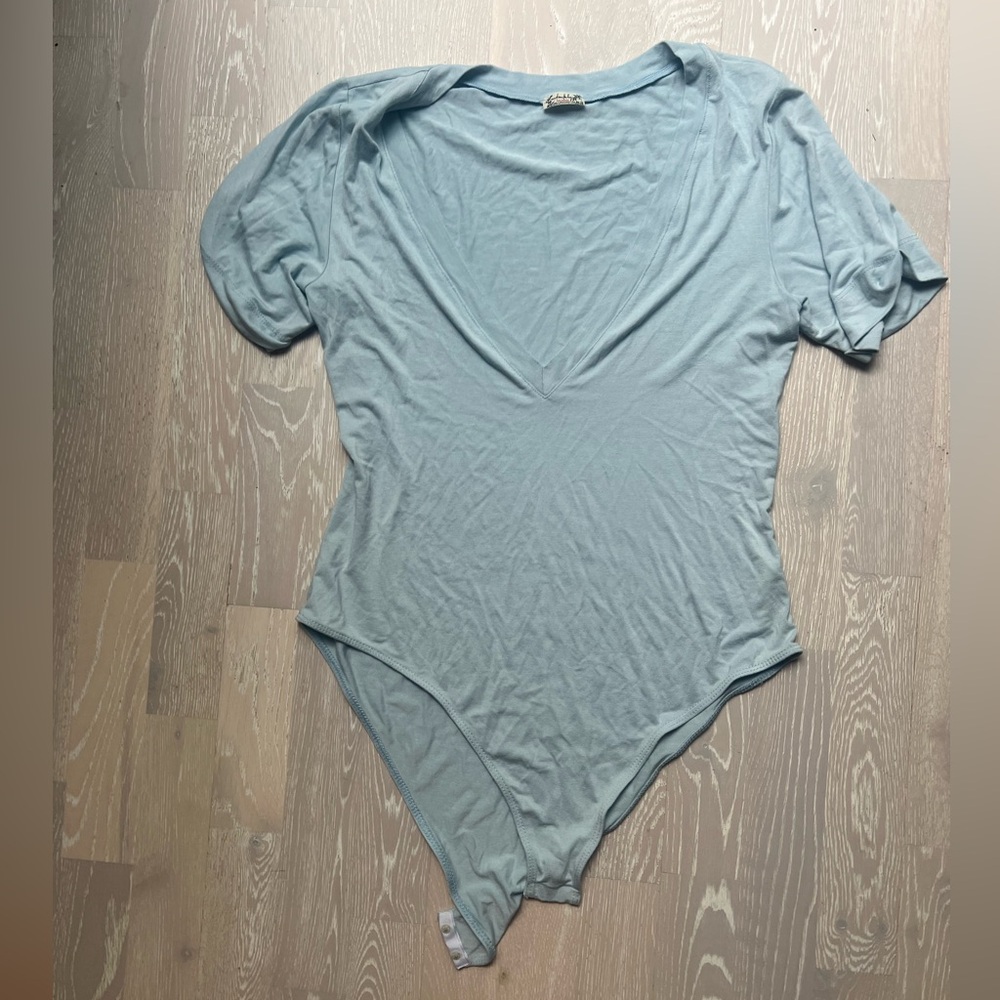 Free people deep V neck